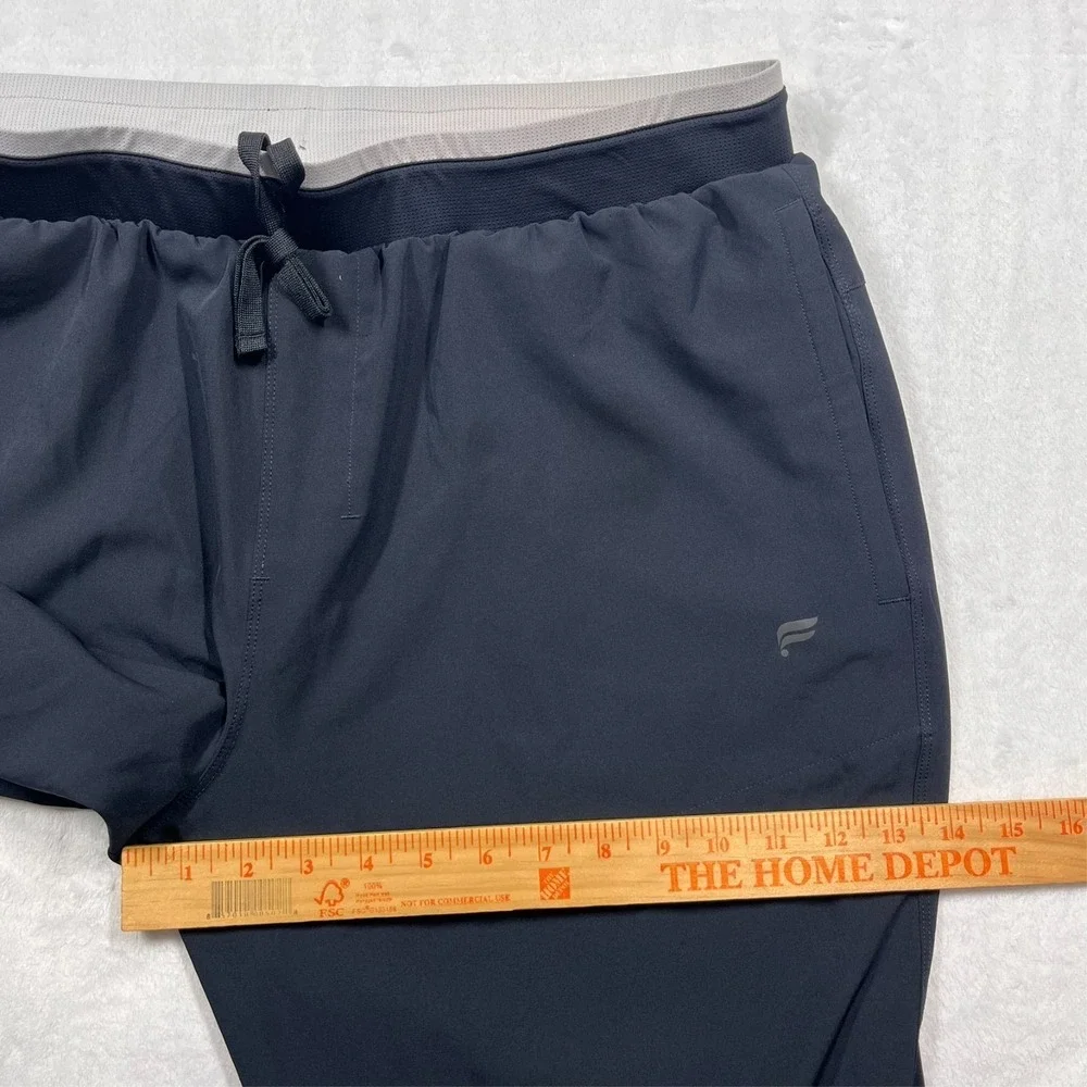 Fabletics The‎ Fundamental Pant Joggers Mens XL Black Stretch Athletic Gym *Flaw
